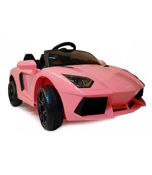 COCHE DE BATERÍA 12V PARA NIÑOS, MANDO RC PARENTAL, DEPORTIVOSTYLE, ROSA-PINK - ATDEPORTIVOPINK